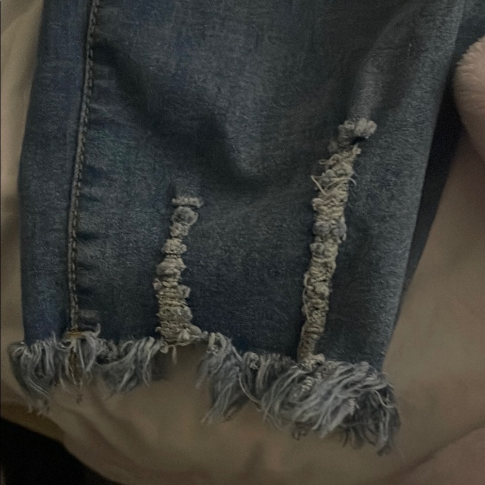 Sale today! Distressed Blue Jeans - Picture 8 of 12